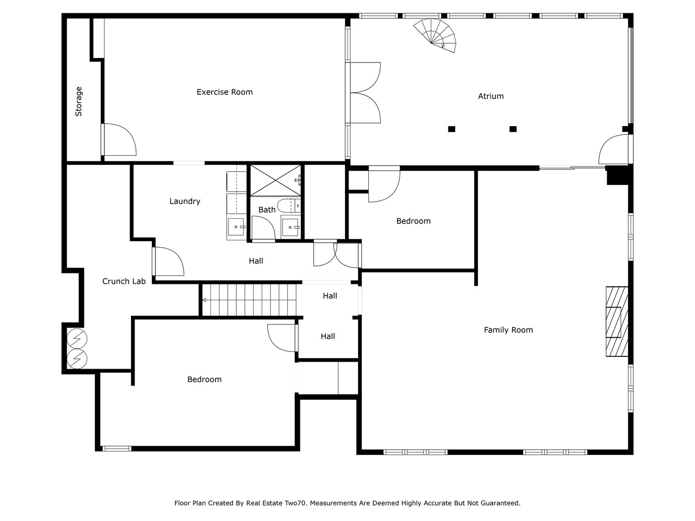 Basement floor plan